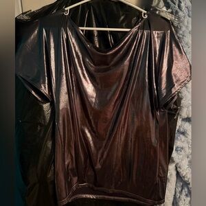 Woman’s L golden bronze dress or casual shirt.